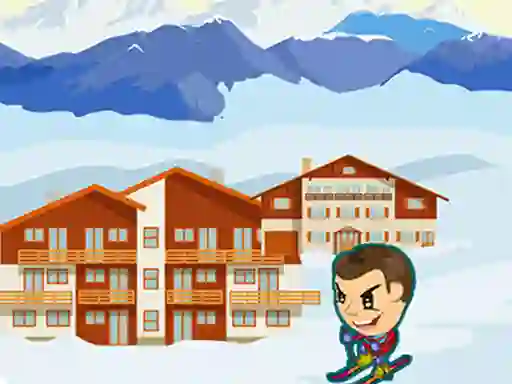 Игра Zigzag Snow Ski онлајн