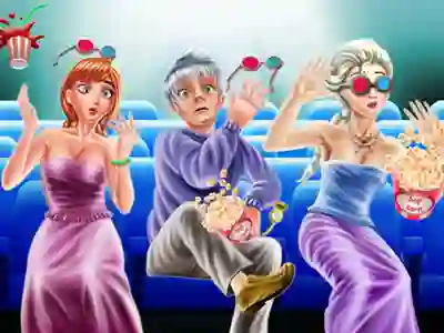 Игра Ice Family Movie Night онлајн