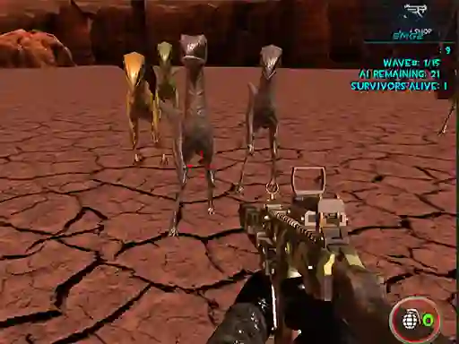 Игра Dinosaurs Survival Active Vulcan онлајн