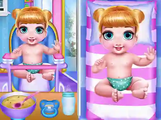 Игра Princess New Born Twins Baby Care онлајн