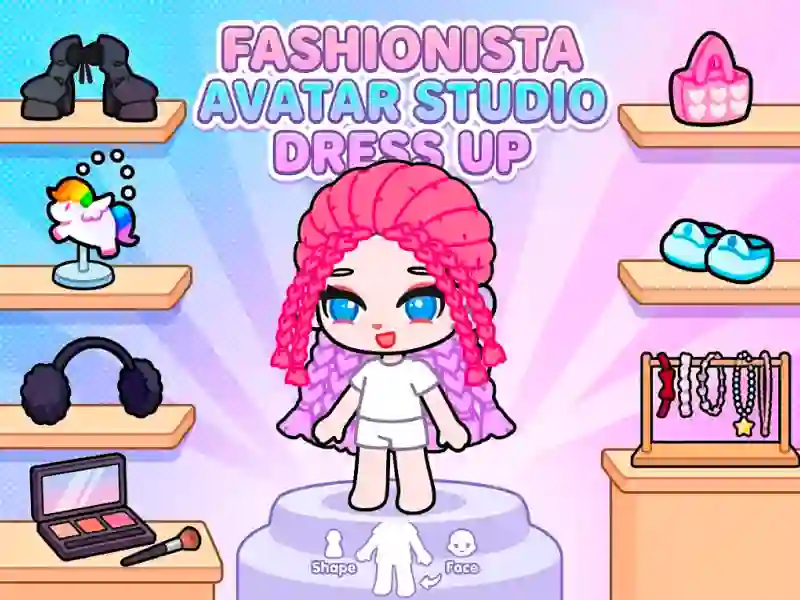 Игра Fashionista Avatar Studio Dress Up онлајн