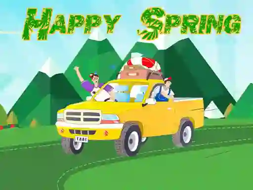 Игра Happy Spring Jigsaw Puzzle онлајн
