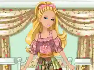 Игра Barbie's Patchwork Peasant Dress онлајн