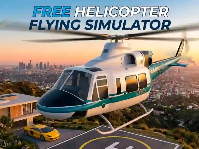 Игра Free Helicopter Flying Simulator онлајн