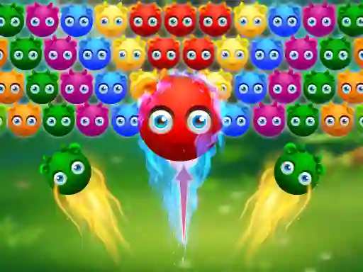 Игра Cute Monster Bubble Shooter онлајн