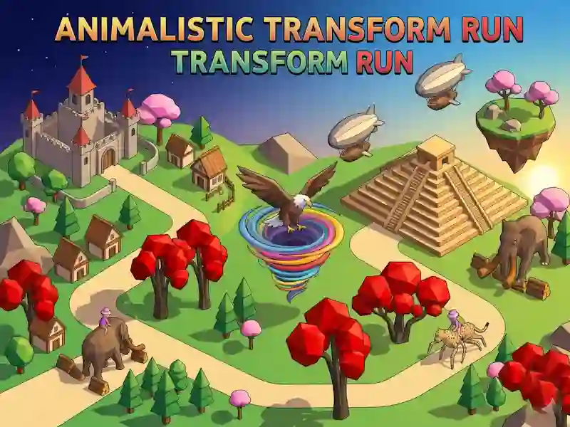 Игра Animalistic Transform Run онлајн