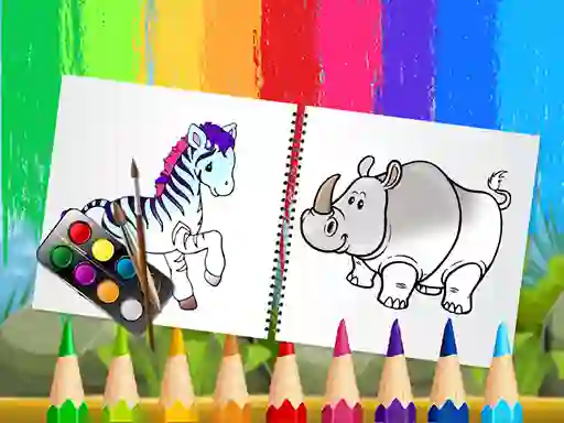 Игра Funny Animals Coloring Book онлајн