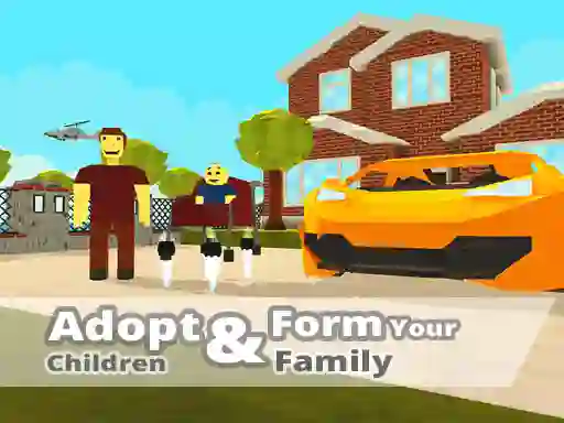 Игра KOGAMA Adopt Children and Form Your Family онлајн