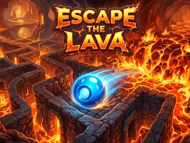 Игра Escape the lava онлајн