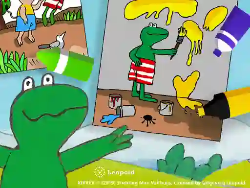 Игра Coloring Kikker онлајн