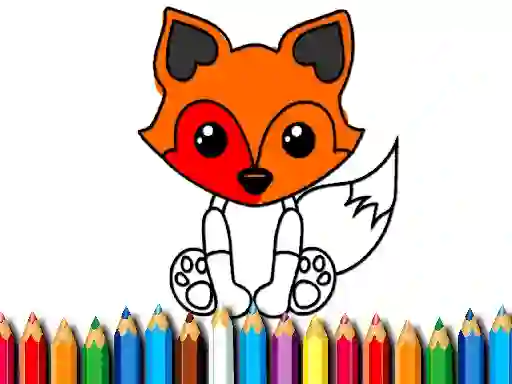 Игра Fox Coloring Book онлајн
