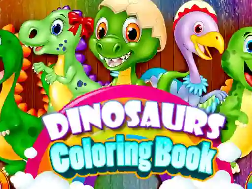 Игра Dinosaurs Coloring Book онлајн