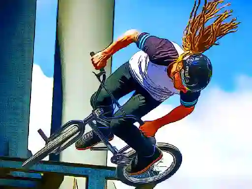 Игра bmx bikes jigsaw онлајн