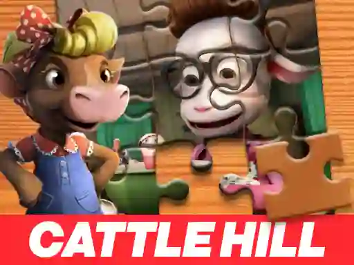 Игра Christmas at Cattle Hill Jigsaw Puzzle онлајн