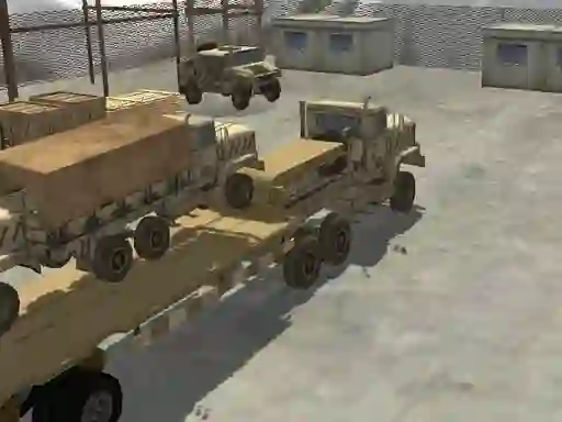 Игра Transport Army vehicle truck driving онлајн