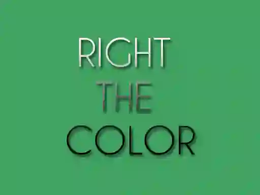 Игра Right the Color онлајн
