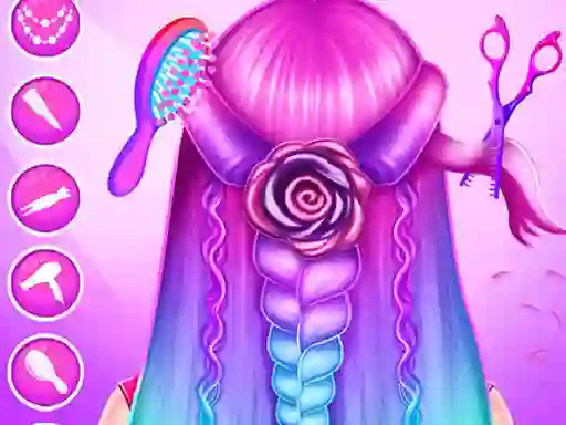 Игра Braid Hair Salon Girls онлајн