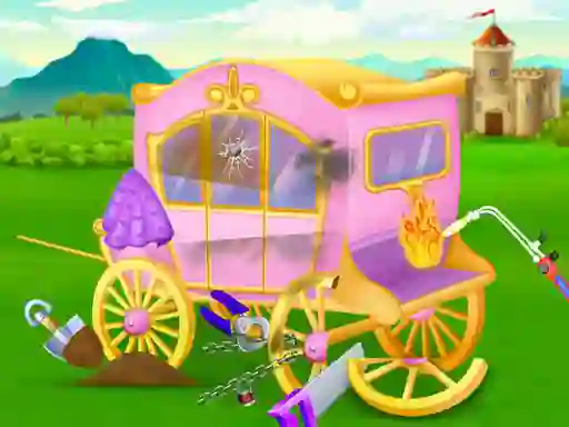 Игра Princess Castle Cleaning онлајн