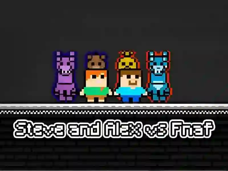 Игра Steve and Alex vs Fnaf онлајн