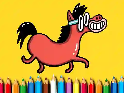 Игра Back To School: Pony Coloring Book онлајн