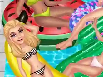 Игра Princess Pool Party Floats онлајн
