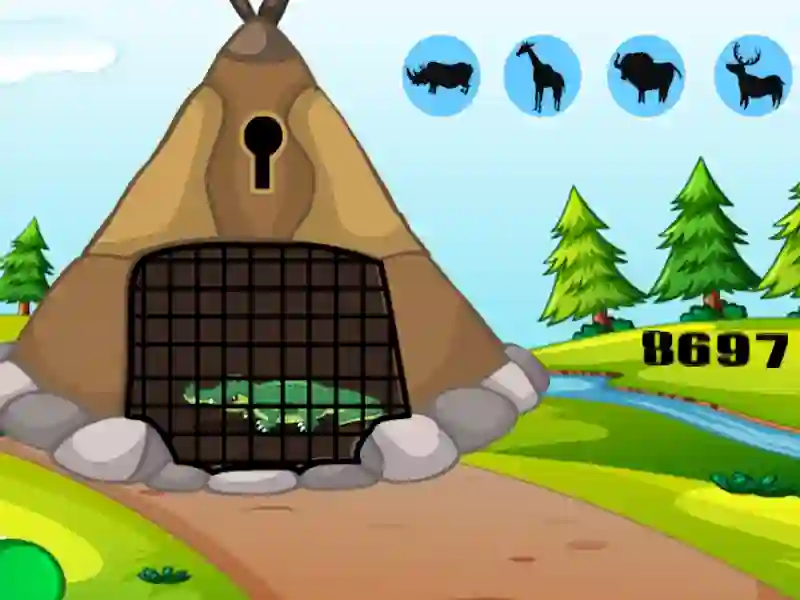 Игра Croc Key Quest онлајн