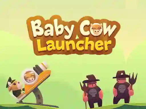 Игра Baby Cow Launcher онлајн
