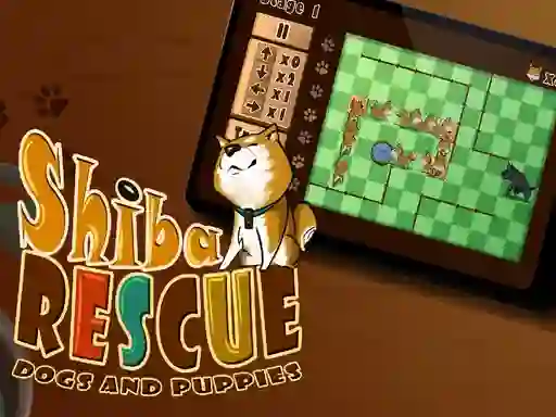Игра Shiba rescue : dogs and puppies онлајн