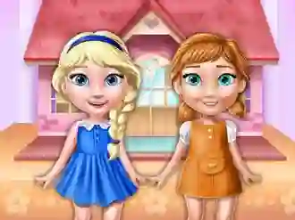 Игра Ellie And Annie Doll House онлајн
