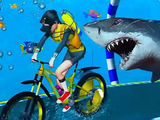 Игра Under Water Bicycle Racing онлајн