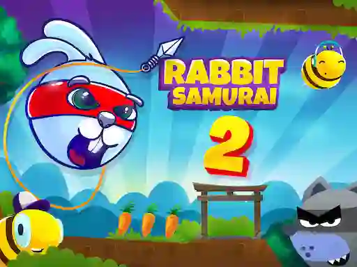 Игра Rabbit Samurai 2 онлајн
