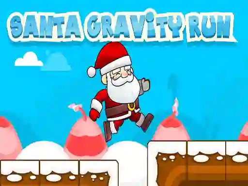 Игра Santa Gravity Run онлајн