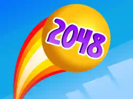 Игра Rainbow Balls 2048 онлајн