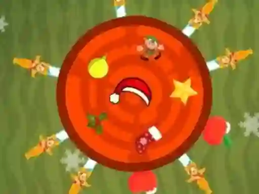 Игра Christmas Knife Hit онлајн