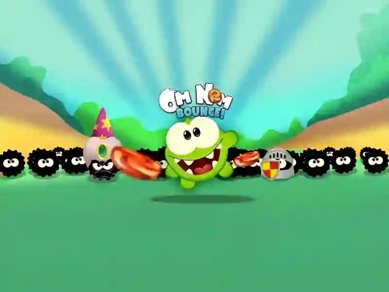 Игра Om Nom Bounce онлајн