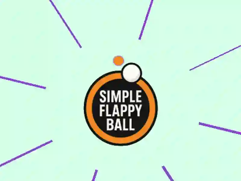 Игра Simple Flappy Ball онлајн