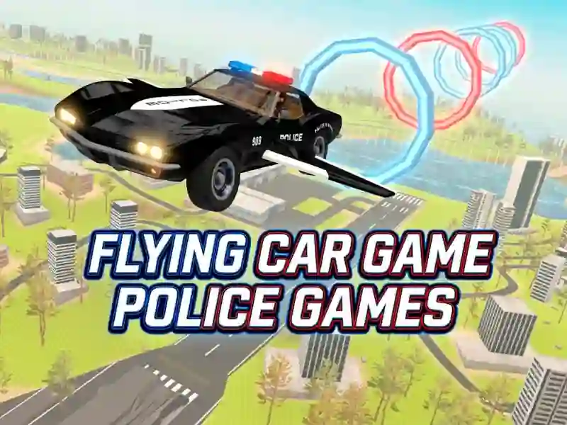 Игра Flying Car Game Police Games онлајн