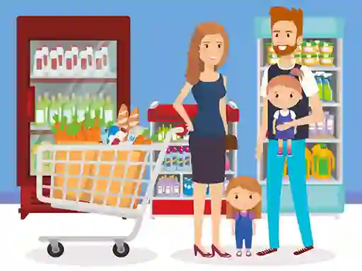 Игра Happy Shopping Jigsaw онлајн