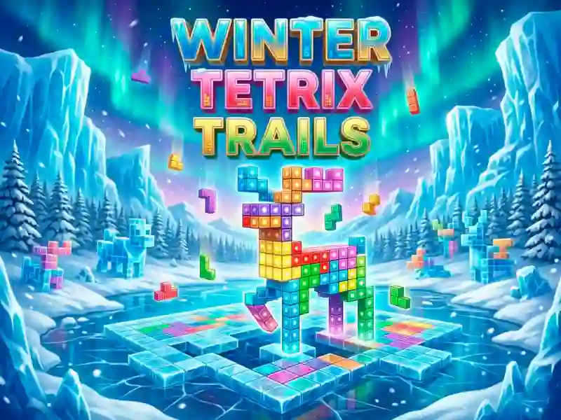 Игра Winter Tetrix Trails онлајн