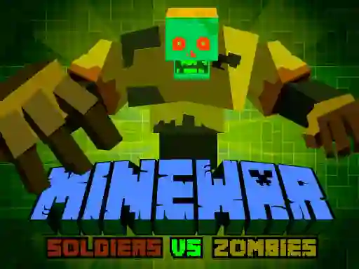 Игра Minewar Soldiers vs Zombies онлајн