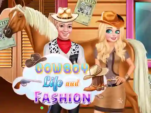 Игра Cowboy Life and Fashion онлајн