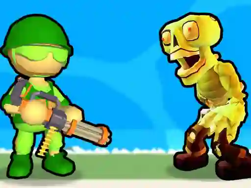 Игра Destruction of Stickman Zombie онлајн