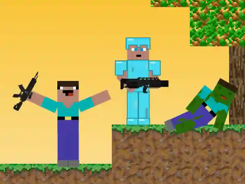 Игра Noob vs Pro: Zombie Apocalypse онлајн