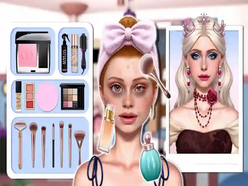 Игра Makeover & Makeup Studio онлајн