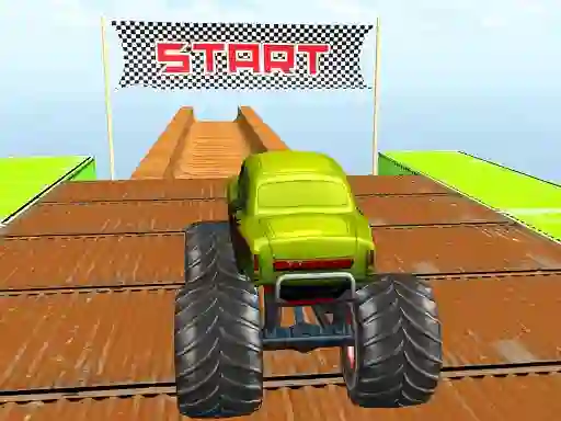 Игра Mega ramp Monster truck онлајн