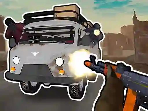 Игра Road Chase. Shooter Realistic Guns онлајн