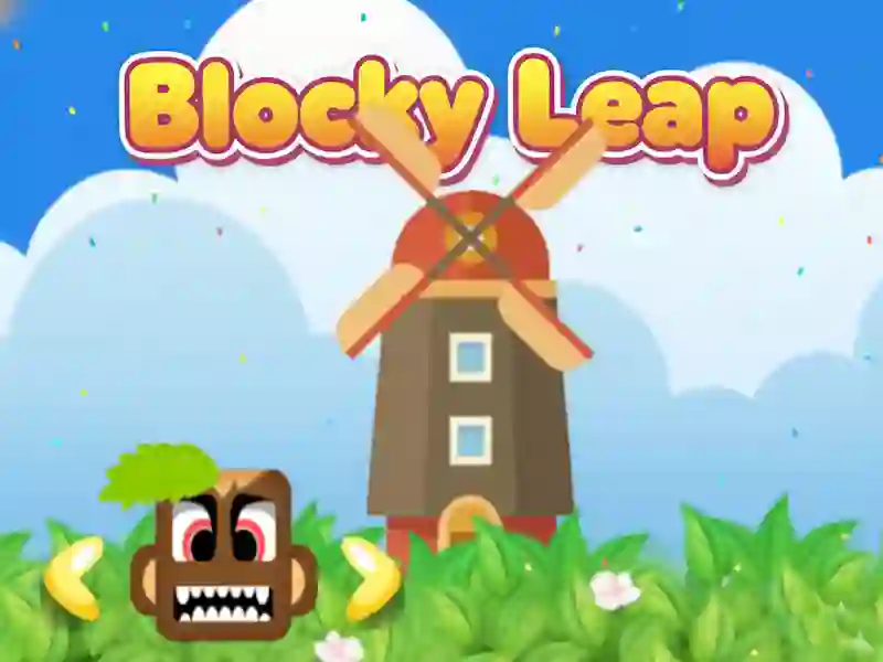Игра Blocky Leap онлајн