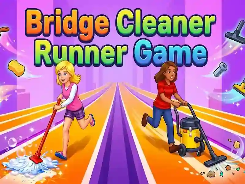 Игра Bridge Cleaner Runner Game онлајн