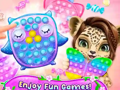 Игра My Leopard Baby онлајн