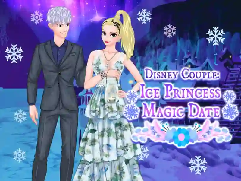 Игра Ice Couple Princess Magic Date онлајн